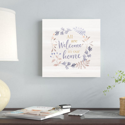 " All Welcome Our Home Wreath "