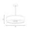Ventilateur DEL Archer en nickel poli Archer-129437221