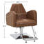 Fauteuil de coiffeur à pompe hydraulique de 440 lb pour coiffeur, fauteuil de coiffeur en similicuir-408254175
