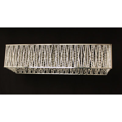 8 - Light Chrome Square/Rectangle Pendant