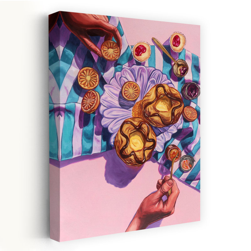 Sweet Dessert Spread by Anna Zdanowicz - Wrapped Canvas Print, 152.4 cm H x 101.6 cm W