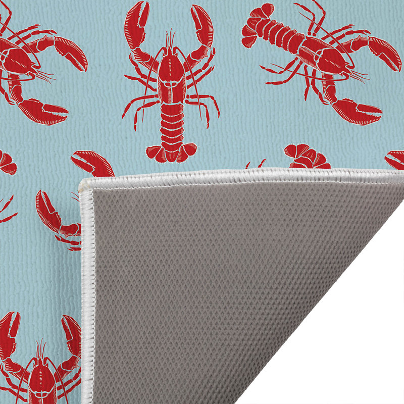 Paillasson Lobster, Bleu, L 21 po x L 34 po
