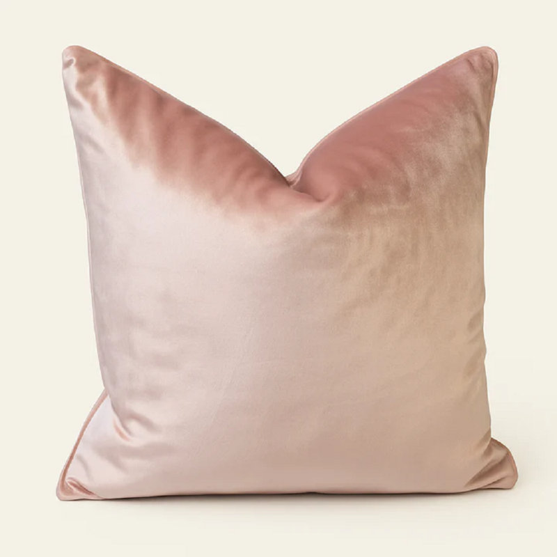 Housse de coussin Eclat Soleil 22 x 22, Rose