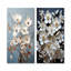 Ensemble de 2 décorations murales cornouiller blanc-497197561-497197562