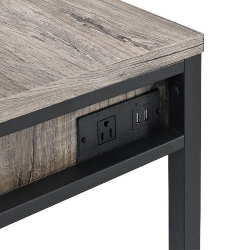 Metal Base Writing Desk