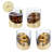Mercer41 Timathy 12oz. Brass Whiskey Drinking Glasses