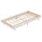 Wood Platform Bed with High Clearance and Underbed Storage, Low Profile Bed Frame without Headboard, Sturdy Wood Slat Support, No Box Spring Needed, White Washed, Twin-43454549-43456427