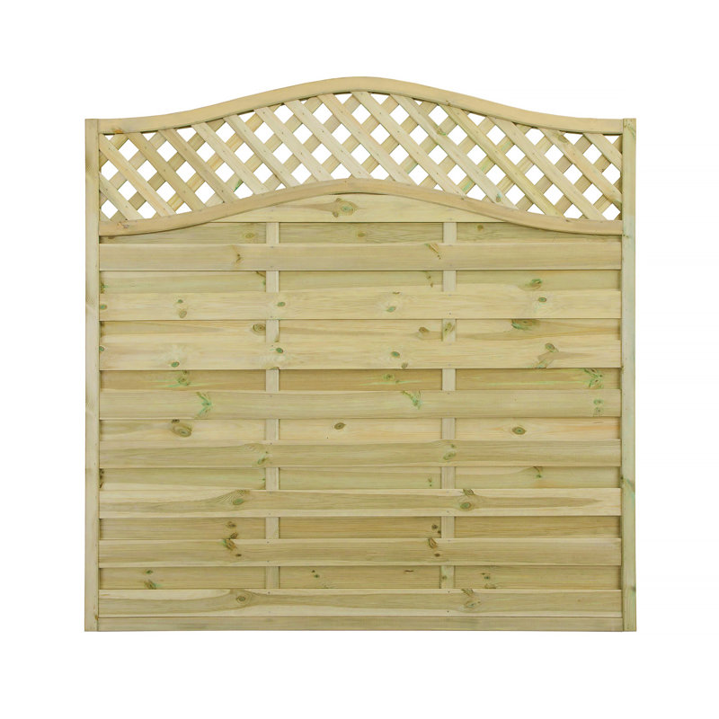 Grange Elite Meloir 1.8 m Fence Panel, 180H x 180W x 4D cm