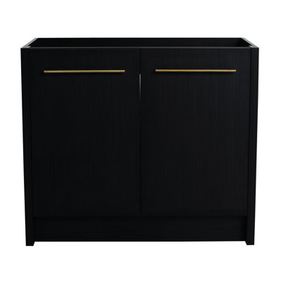 Black Chestnut Bathroom Freestanding Vanity - 36 Inch, Efficient Storage 36" Chestnut, Design