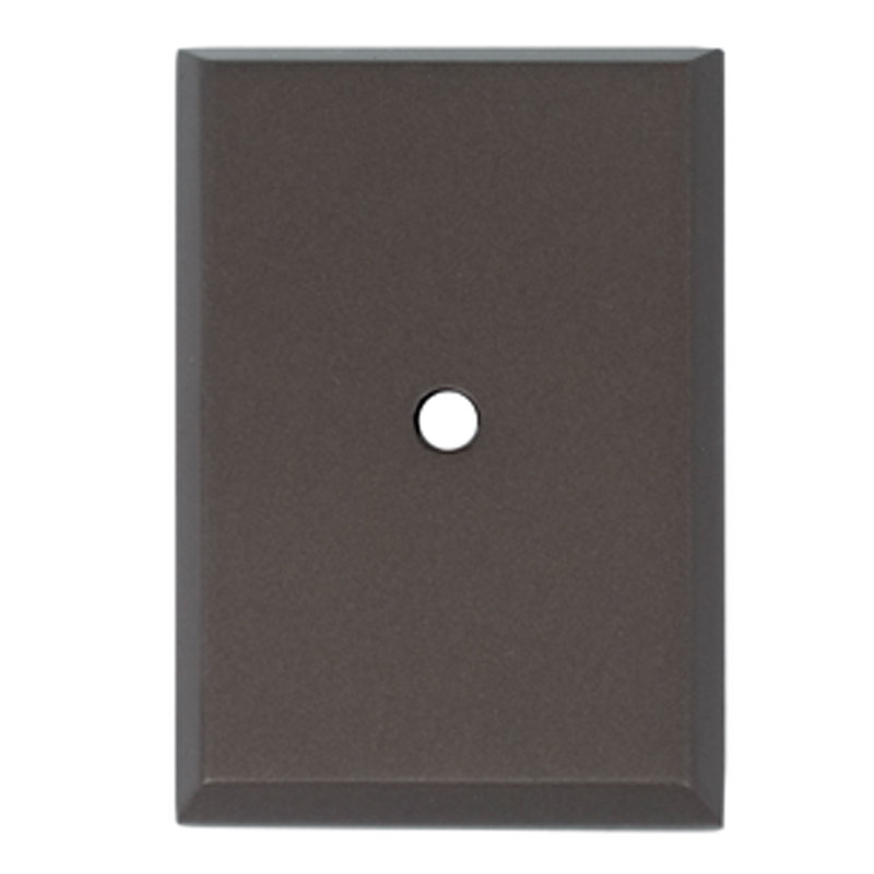 2.63" Back Plate, Chocolate Bronze, 2.63" H x 1.75" W x 0.13" D