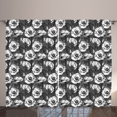 Semi Sheer Curtain Pair