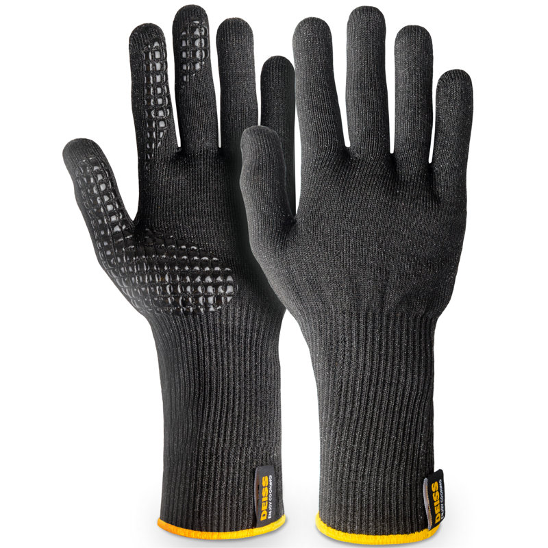 Gants résistants aux coupures Deiss Pro pour une cuisson, des grillades, des tâches ménagères et un jardinage sécuritaires - Taille M