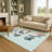 Premium Machine Washable Ingrassellino AMF1826 Happy Snowmen Holiday Rug-746197534