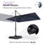 304cm X 396cm Rectangular Cantilever Parasol-100771298