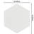 Textile Hex 9" x 10" Porcelain Wall & Floor Tile-2125145184