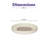JAGUAR Premium Porcelain Stackable Dinner Plate