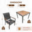 Ensemble de chaises noires-522183872