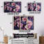 Momordique - Ensemble de décorations murales violettes-108460573-108460567