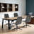 Mariello 23" Wide Adjustable Height Leather Swicel Office Chair With Quilted Backrest-103555101-103555100