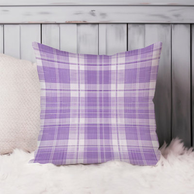 Purple Plaid Pattern IV Modern