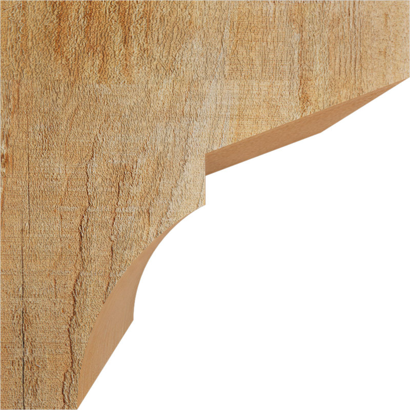 Corbeau Monterey, H 6 po x l 4 po x P 6 po, Sapin de Douglas, Sciage brut