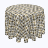 Ischia Geometric Round Tablecloth
