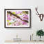 Bird In The Cherry Blossom Tree Painting - Single Picture Frame Print on MDF-56632885-56632890