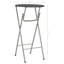 Jolicia Extendable Round Metal Base Dining Table-2016826073
