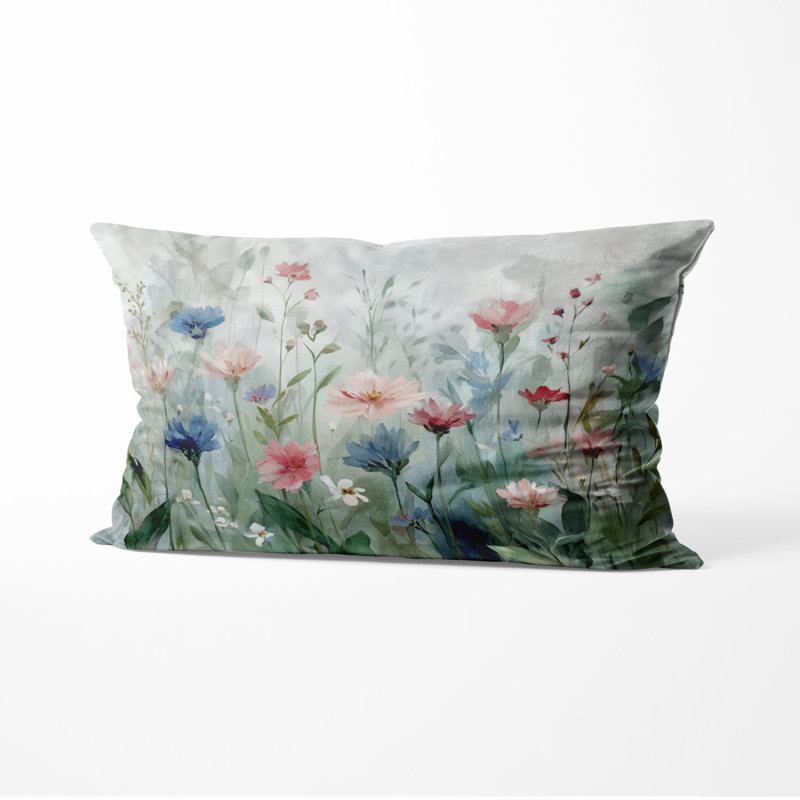 Coussin Wildflowers, H 12 po x l 20 po