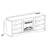 Tv Stand With Built-In Fireplace, Oak, 60 - 69" Compatibility, Led Lights, Flame Color Adjustment Console Electric 3 Levels Brightness, Charging, 60-69" Tv, Oak