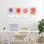 Ensemble de 4 plaques murales Inspiring Flower Affirmations, design par Courtney Haley