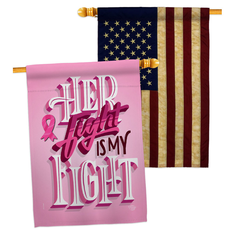 Double Sided 40'' H x 28'' W Polyester House Flag