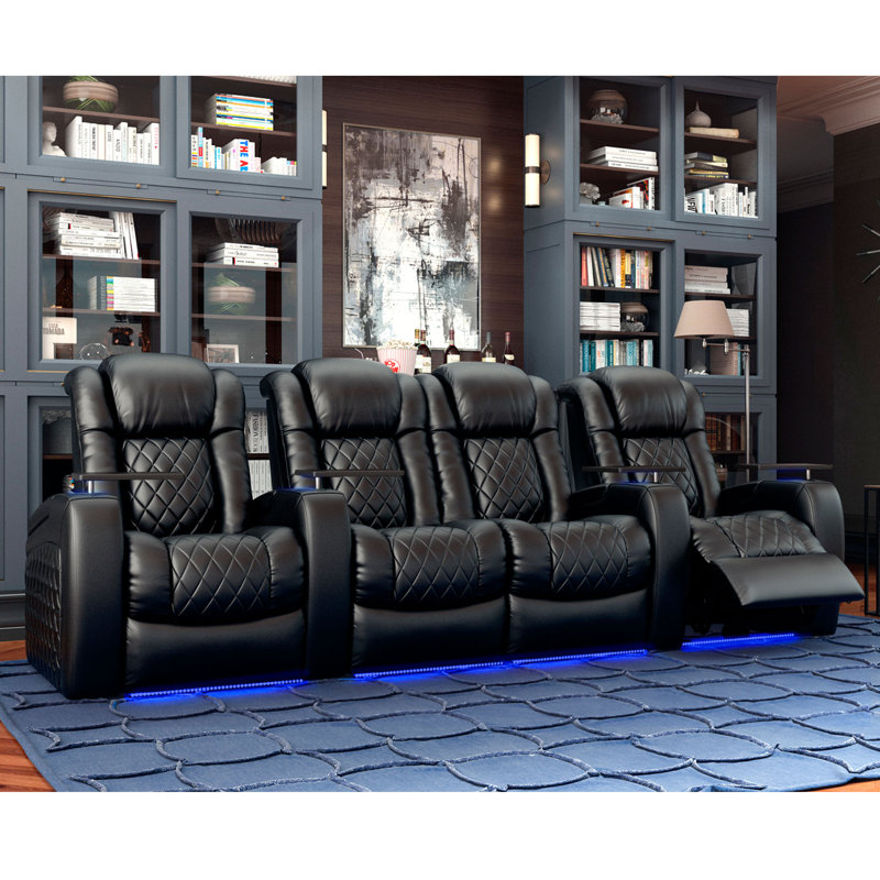Sièges de cinéma maison de la série continentale (rangée de 4), Espresso luxe