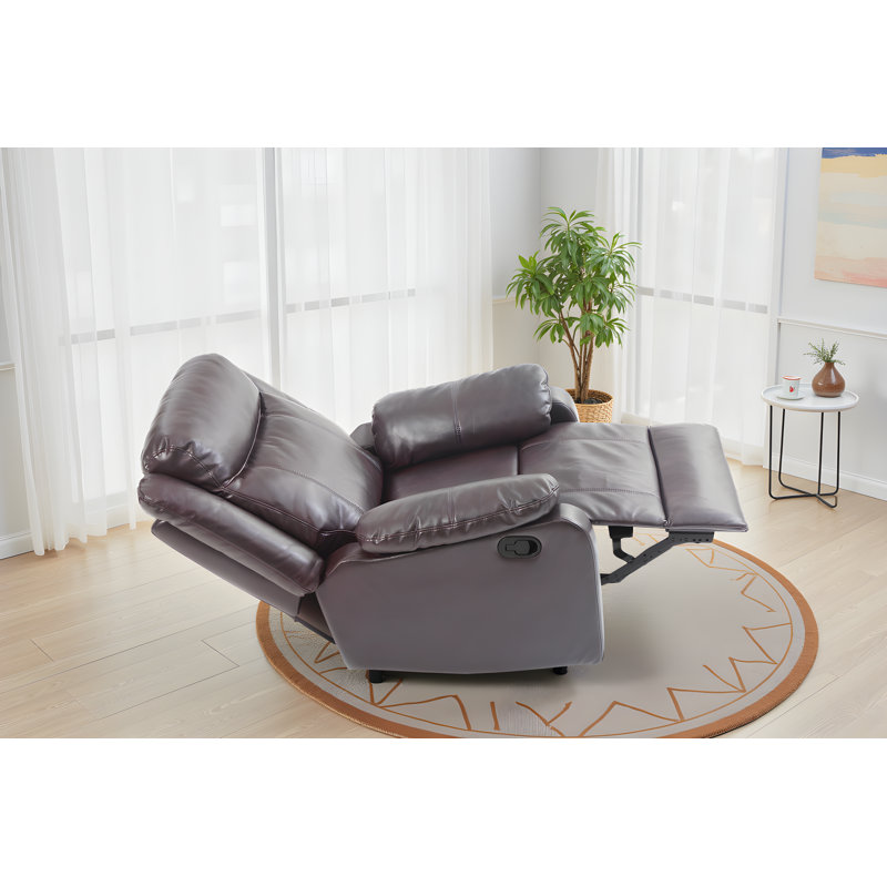 Fauteuil inclinable Amadora, Marron foncé