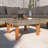 9-Piece Rattan Patio Conversation Set With Cushions-102797470