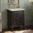 24 Inch Bathroom Vanity With Sink,Black-128315108