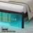 Bed Frame with Headboard, Metal Platform Bed Frame with LED, Charging Station, No Box Spring Needed, Easy Assembly, Noise Free-318877679-318877680