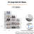 12-Piece Clear Stackable Shoe Storage Organizer-59788881