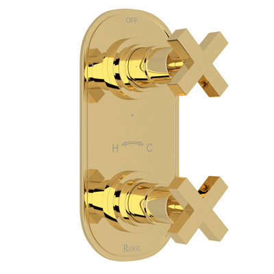 Lombardia® 1/2" Thermostatic Trim with Diverter