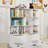 Multi-Functional 7 Shelf Kids Bookcase with 2 Hooks