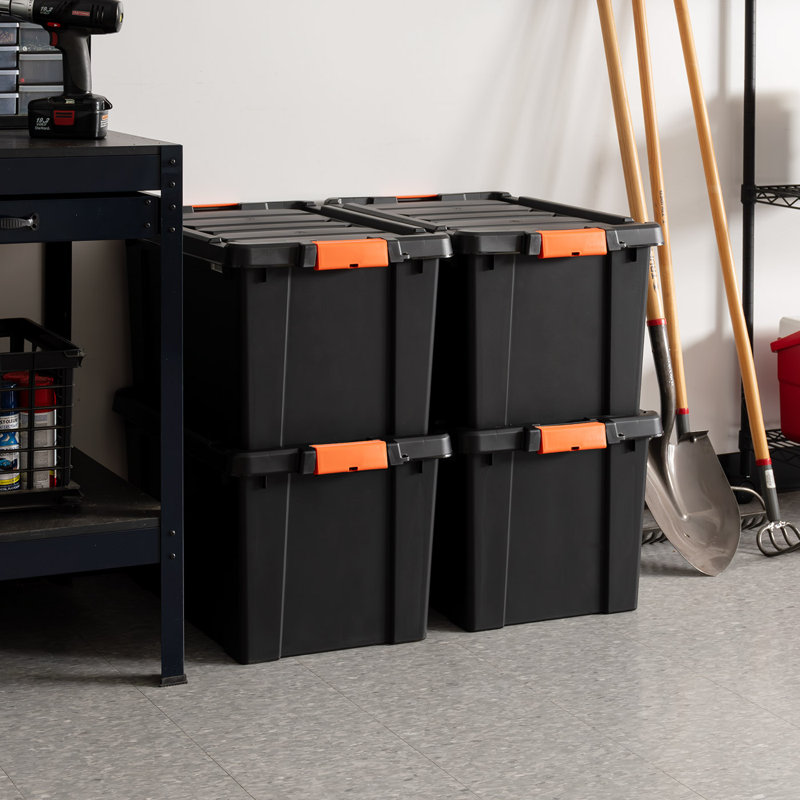 IRIS 76 Qt./19 Gal. Heavy-duty Stackable Storage Tote 