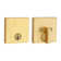 Deadbolt Lock, Satin Brass Square Exterior Keyed Front Entry Door, Pick Resistant Smartkey Rekey Security, Single Cylinder Dead Bolt, With Microban Protection