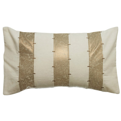 Bergman Striped Rectangular Throw Cushion With Filling