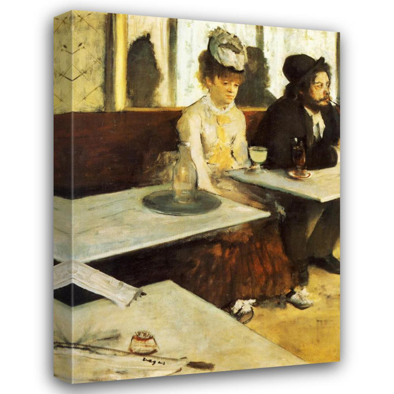 The Absinthe Drinker, 24" H x 17" W