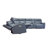 Titus 5 Seat Sectional With Console-118609411