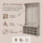 Chalemet Hall Tree 39.4'' Wide with Bench and Shoe Storage-447146492