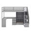 Lit mezzanine simple avec bureau et tiroirs-1006446837