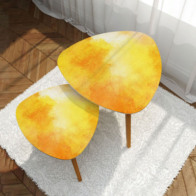 Ensemble de 2 tables gigognes Triangle Nesting