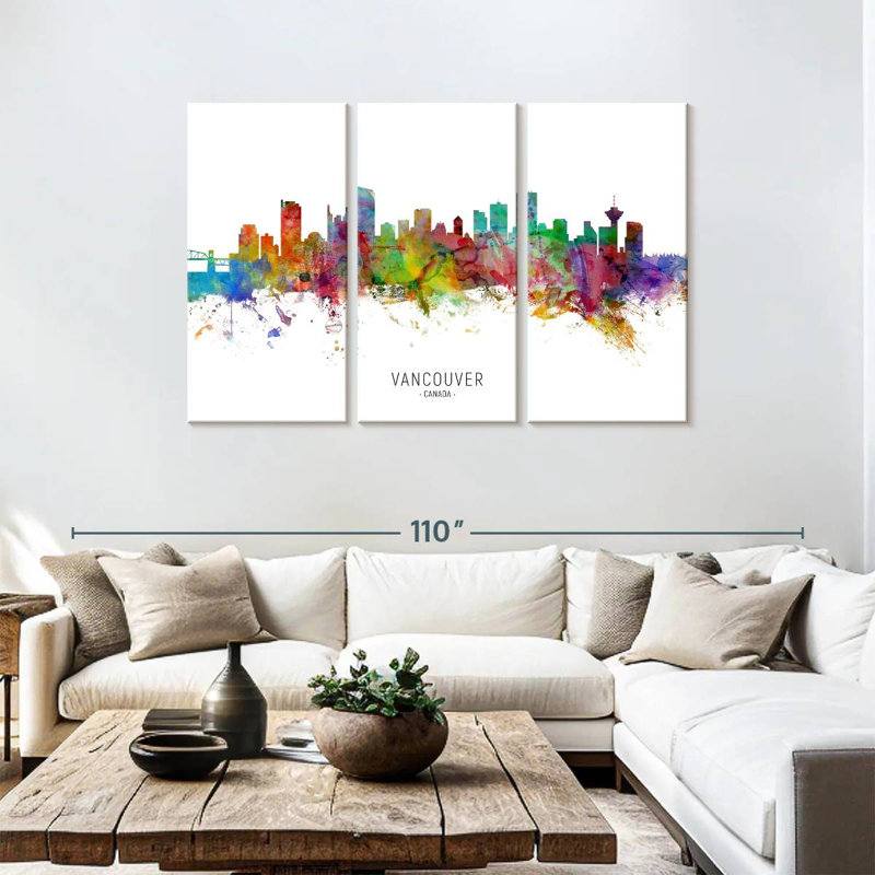 Nicci Vancouver Canada Skyline I, H 48 po x l 74 po