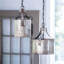 Grand lustre en fer D11x15 "